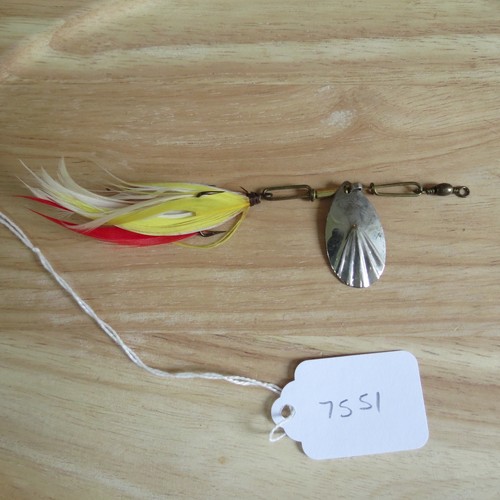 Vintage Antique fishing lure Spinner no name (lot#7551)