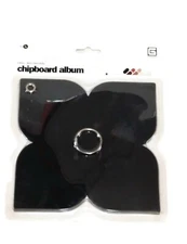 Basic Grey LOTUS Chipboard Album 6x6 Dark Chocolate - Scrapbooking Craft SALE