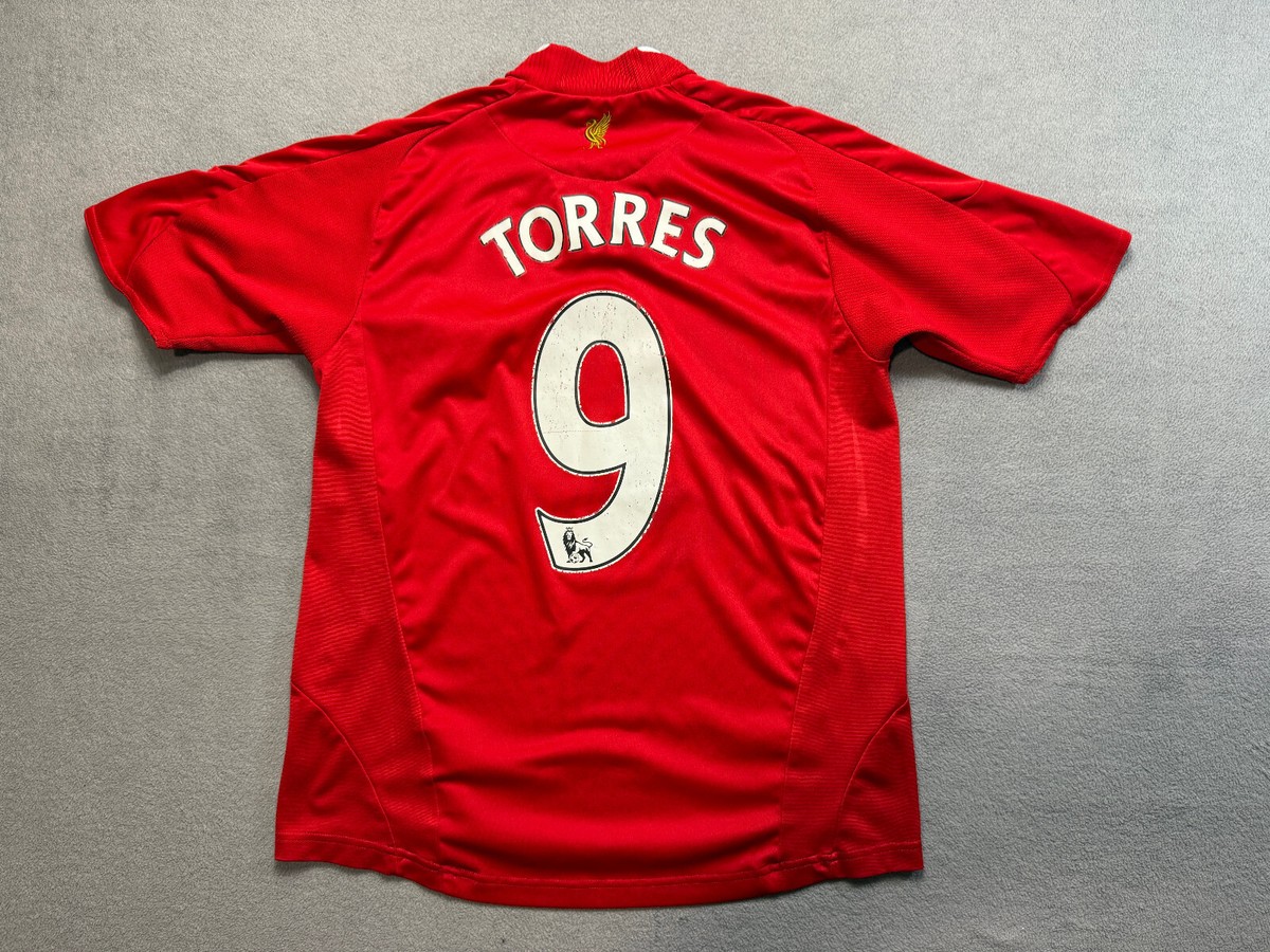 08-09★Liverpool★adidas★サッカーユニフォーム★Torres LIVERPOOL 2008 2009 2010 HOME FOOTBALL SHIRT #9 TORRES ADIDAS