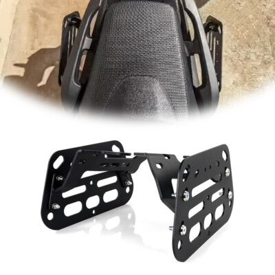 Plaque De Support élargie Pour Béquille Latérale Honda NC750X 2021-2025 - Aluminium CNC Noir - Antidérapante, Protège Le Sol Et La Moto