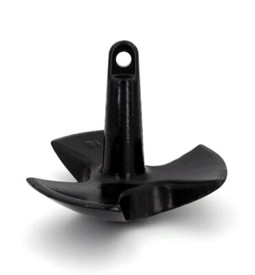 GREENFIELD River Tri-Fluke Anchor Up To 18 Ft Boat 16 lb 10.5'' x 10.5'' x 7-3/4''H