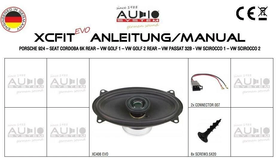 Auto Lautsprecher PORSCHE 924 EVO 85W PERFECT FIT COAX SYSTEM XCFIT--- - Bild 3 von 4