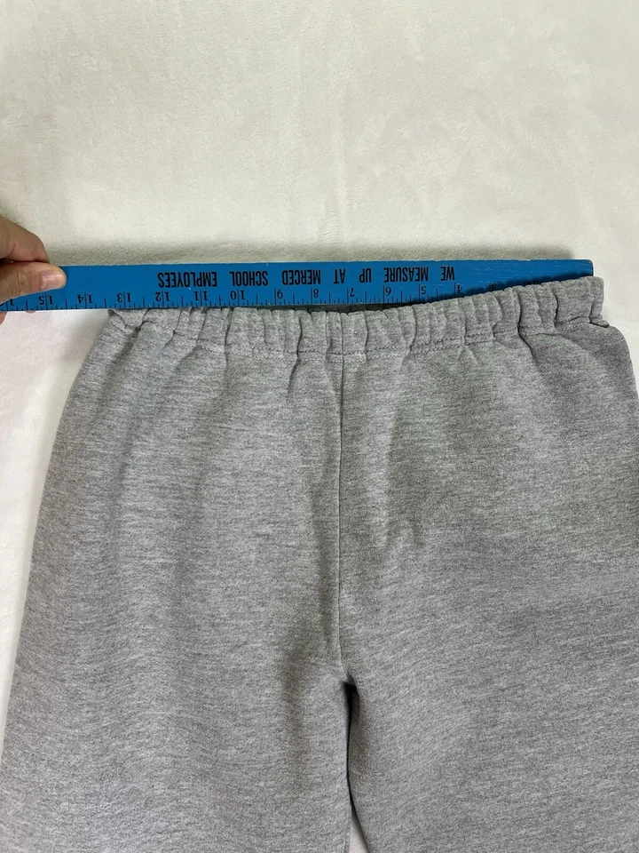 Vintage Blank Gray Russell Athletic Sweatpants Youth XL Made In USA Joggers - Image 3 of 4