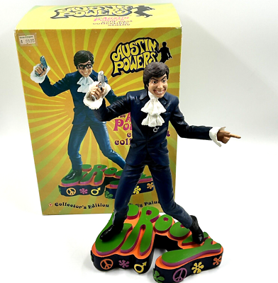 Austin Powers 3D Statue 1999 Mike Meyers Movie Amricons Cold-Cast