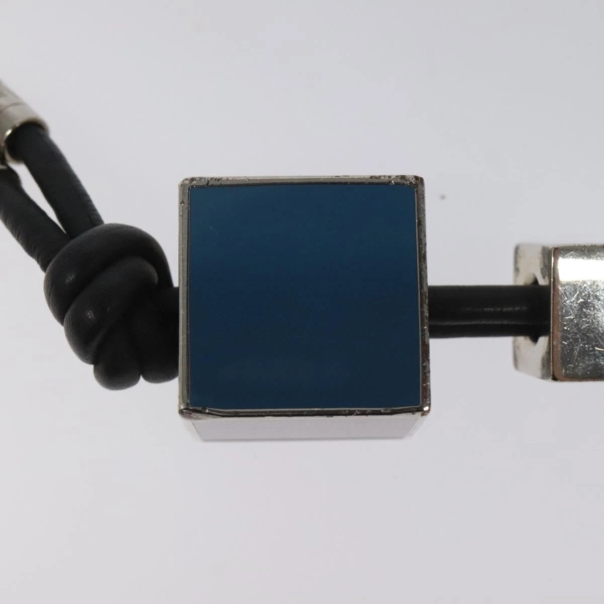 LOUIS VUITTON（LV） LOUIS VUITTON Porte Cles ciondolo tricubo metallo argento M67140 LV originale bs23713