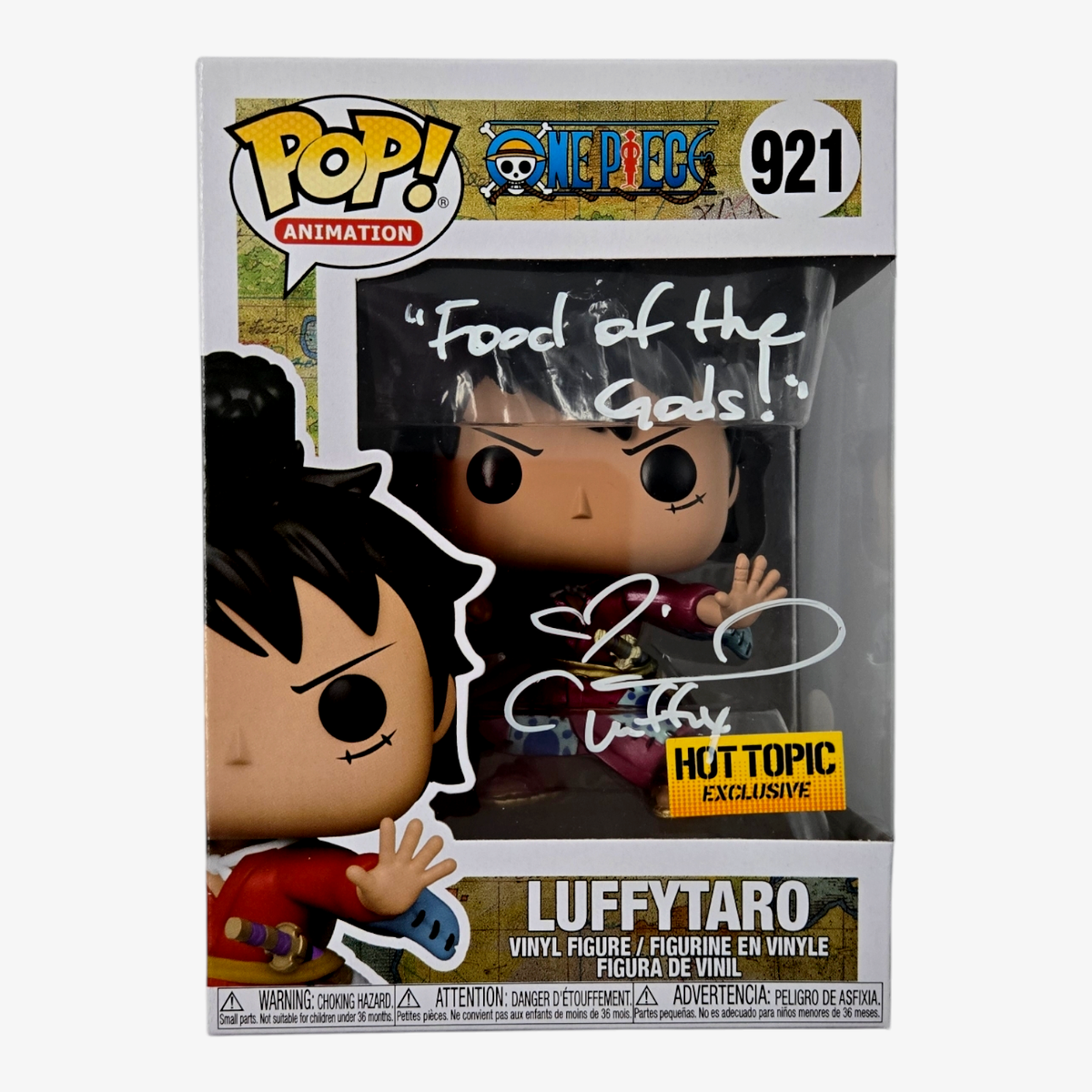 Colleen Clinkenbeard Signed Funko Pop One Piece Luffytaro Monkey