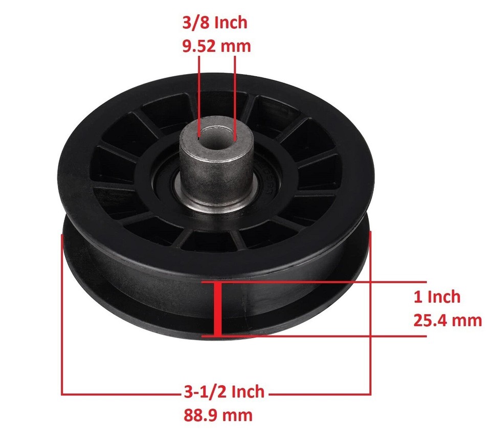 3 Drive Transmission Idler Pulley Belt Kit For Husqvarna YTH24K48