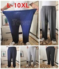 Men Bamboo Pajama Pants Sleep Lounge Bottoms Long Pj Pant Sleepwear with Pockets