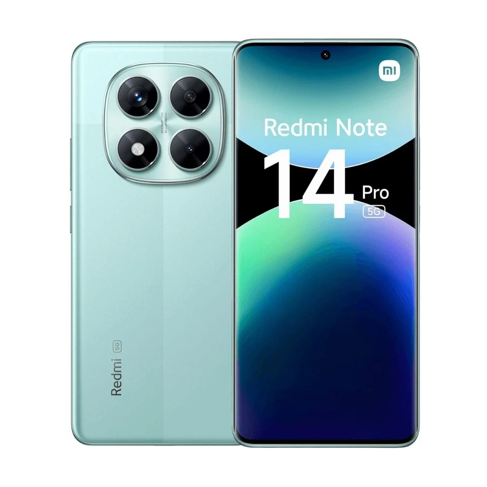 Xiaomi Redmi Note 14 PRO 5G 256GB 8GB RAM Dual Sim Green Garanzia Global Europa - Immagine 3 di 4