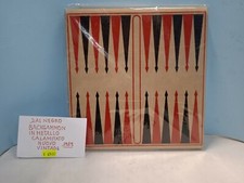 Backgammon in metallo calamitato Giochi da Tavolo Dal Negro Vintage