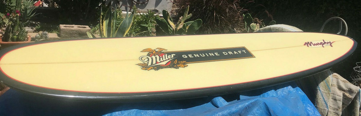 サーフィン・ボディボード Murphy Murphy 9 Ft Single Fin Millier Promo Surfboard | eBay