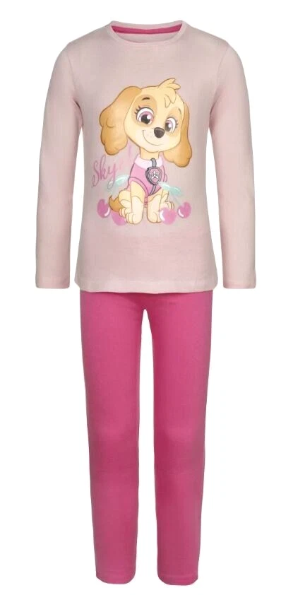 NICKELODEON Schlafanzug PAW Patrol Mädchen Pyjama Baumwolle 98/104 110/116