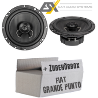 Lautsprecher KFZ PKW Einbauset TüR Vorne FüR Fiat Grande Punto (Typ 199) Front