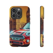 Mini Cooper Inspired Phone Case for Apple iPhone and Samsung Galaxy Models