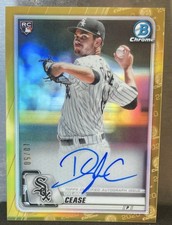 2020 Bowman Chrome Gold Refractor Rookie Auto Dylan Cease /50
