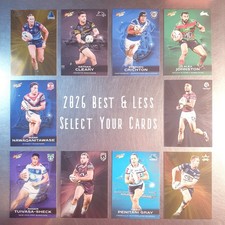 2026 NRL Select Best & Less Gold, Silver, Base & Album Cards [Pick Your Cards]