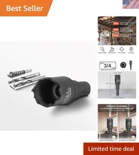 3/4 Inch Bi-Metal Hole Saw with 9.1mm Shank for Wood, Plastic & Metal Cutting