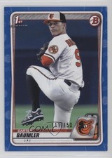 2020 Bowman Draft Blue Border 111/150 Carter Baumler #BD-117 0i6p