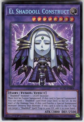 El Shaddoll Construct BLGG-EN006 Battles of Legend: Glorious Gallery Yugioh