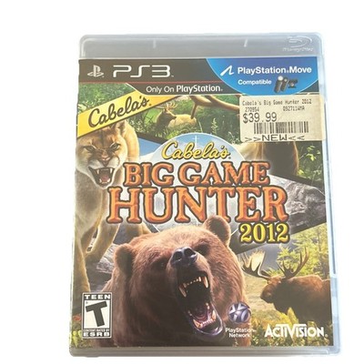 Cabela's Big Game Hunter 2012 (PlayStation 3 PS3) Complete w/ Manual 