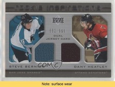 2005 Rookie Update Inspirations 552/999 Steve Bernier Dany Heatley #230 READ 0m0