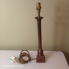 Vintage Rochamp Table Lamp Candle Stick Brushed Brass 44cm Tall