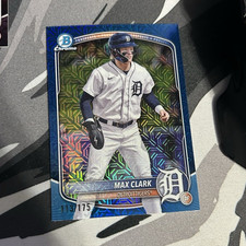 Topps 2024 Bowman Chrome Prospects Max Clark Blue Mojo /175 BCP-24