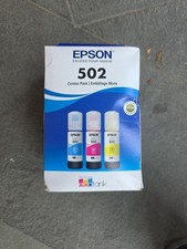 Epson EcoTank Ink 502 Combo Pack Cyan Magenta Yellow  Black