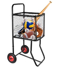 Professional Ball Locker with Wheels, Rolling Sports Balls Cart, Baseball Storag