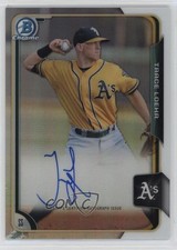 2015 Bowman Chrome Prospects Refractor 142/499 Trace Loehr #BCAP-TL Auto 0l2