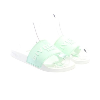 Givenchy Slides 38 EUR Grün Weiß Sehr gut