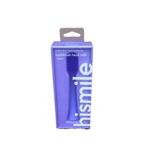 Hismile Electric Toothbrush Head Refill 1 Pack Purple W/ Purple Bristles. New 