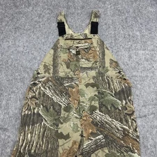 Liberty Overalls Bib Pants Mens 44 Regular Realtree Camo Hunting Outdoor Casual