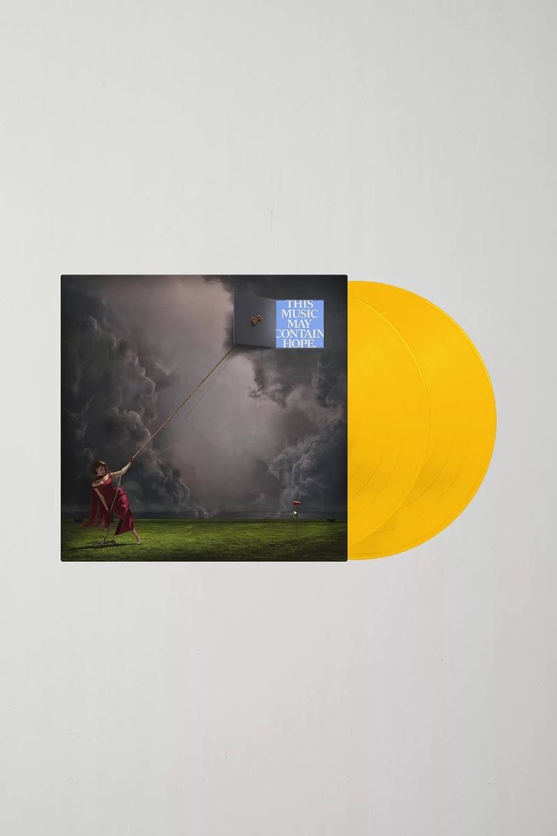 RAYE 'THIS MUSIC MAY CONTAIN HOPE.' Yellow Colour Double VINYL LP