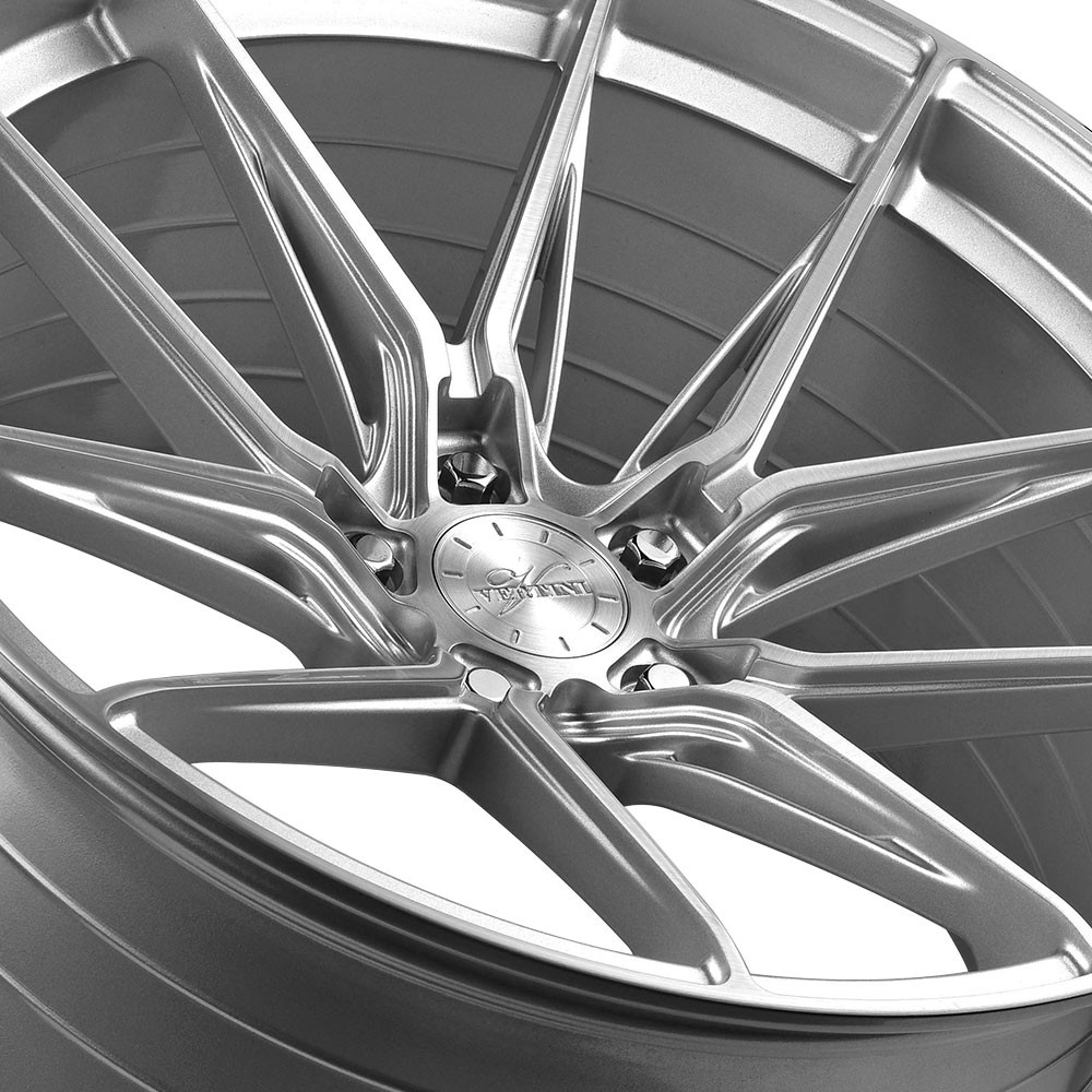 20" Vertini RFS1.8 Silver 20x9 20x10.5 Wheels Rims Fits Maserati Quattroporte