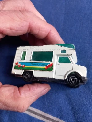 Majorette n°224/259, fourgon camping car nature blanc, 1/67e - Photo 1/4