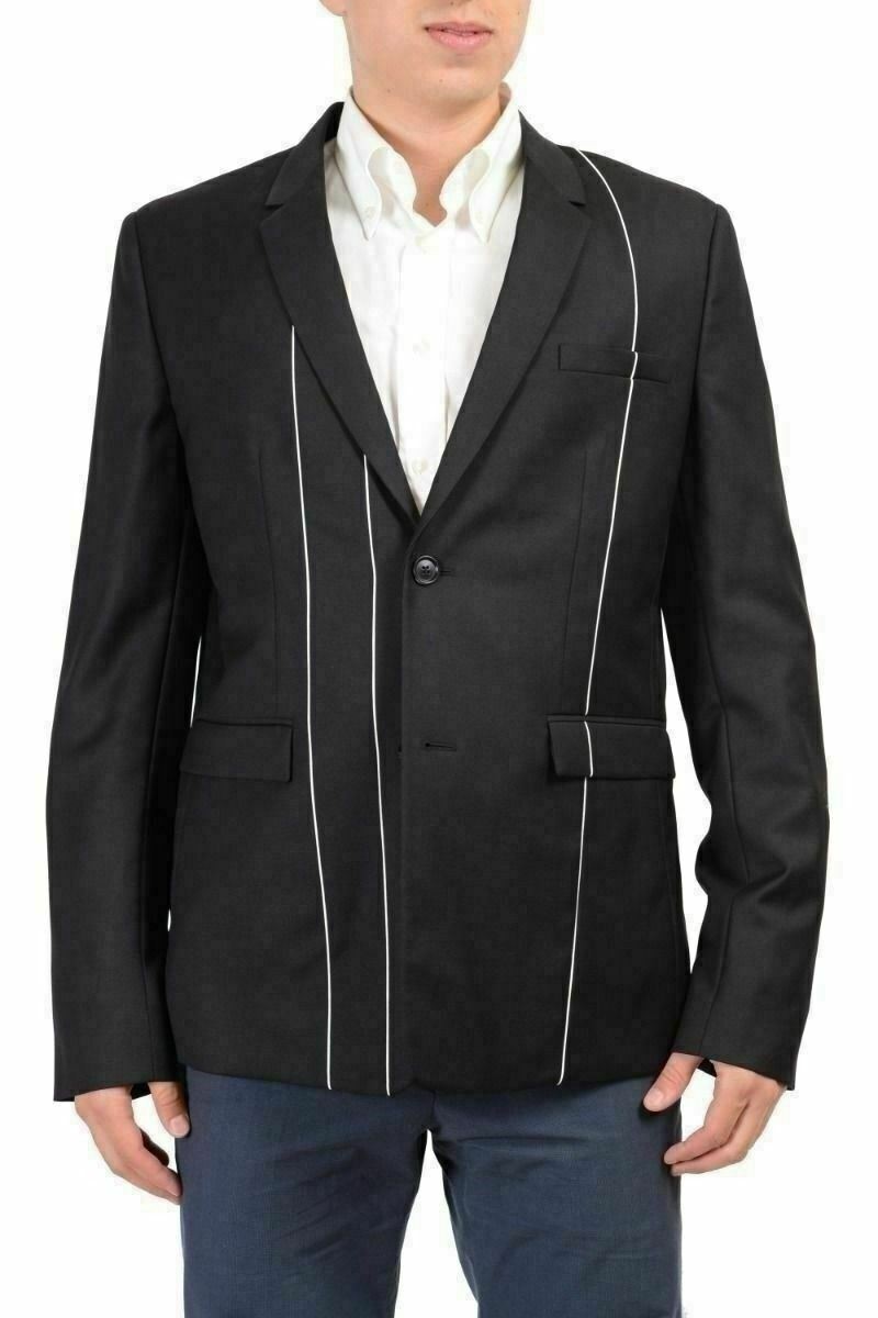 2700 Christian Dior 100 шерсть черный мужской блейзер на двух пуговицах размер 42-52 172090₽