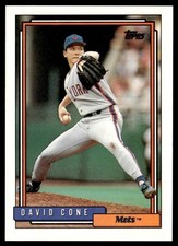 1992 Topps David Cone New York Mets #195