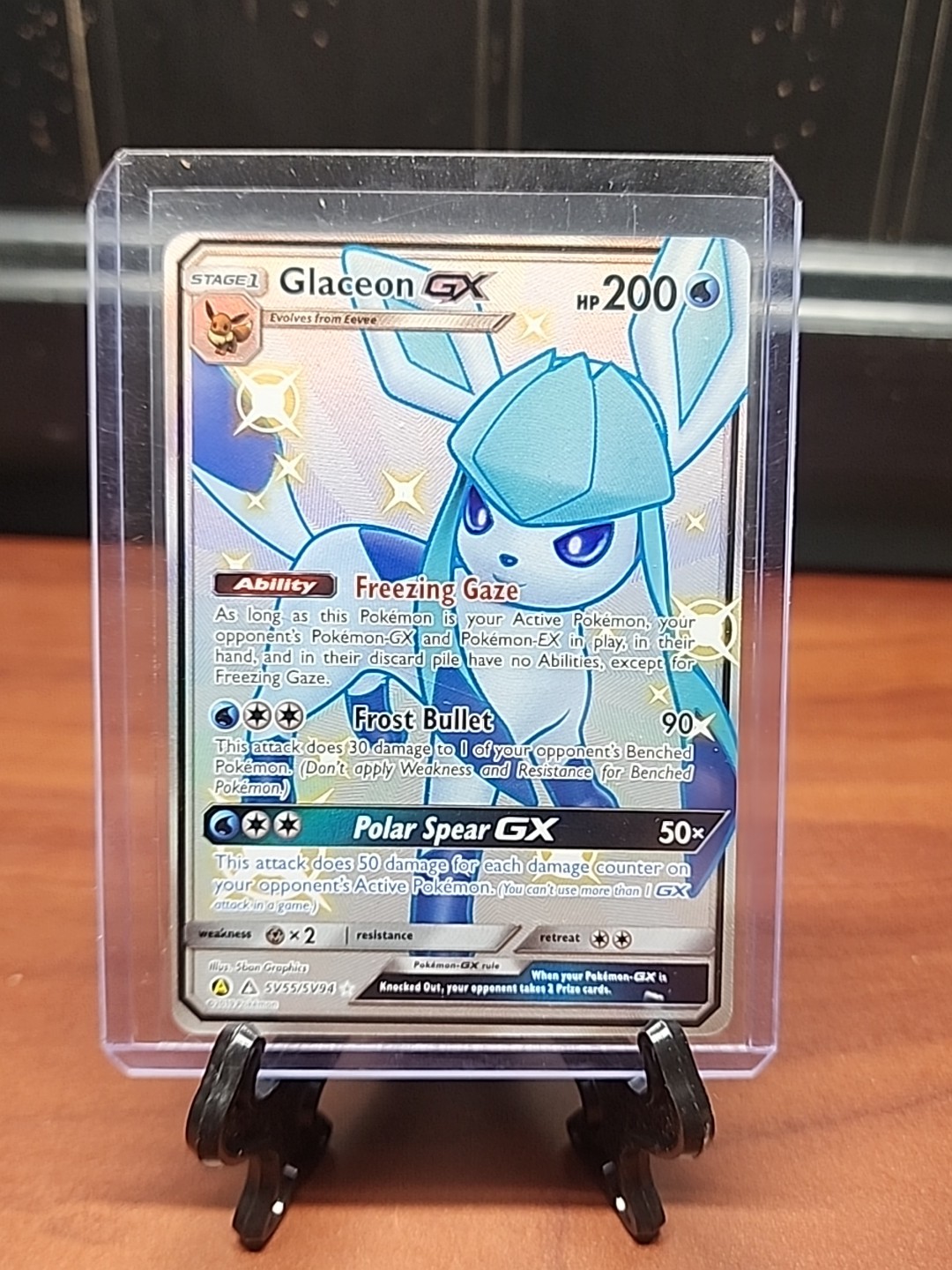 Glaceon GX SV55/SV94 Hidden Fates: Shiny Vault Holo FAST SECURE SHIPPING