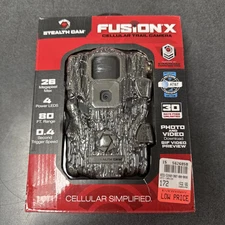 Stealth Cam Fusion X Hunting Trail Monitor Camera 26MP 80' Range (AT&T)