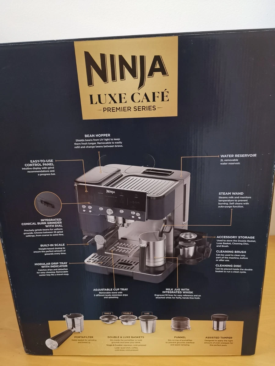 Máquina de café espresso Ninja Luxe Café Premier - Cyber Space ES601UKCY