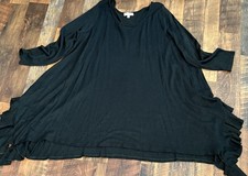 Umgee Green Asymmetrical Boho Midi Knee Sz 2XL Ruffle Whimsigoth Forest Festival