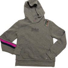 Xersion Boy's Hooded Sweater Heather Gray M 10-12