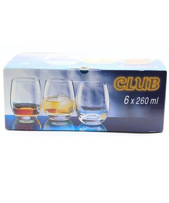 Bohemia Tumbler  260 ML Glasses set of 6