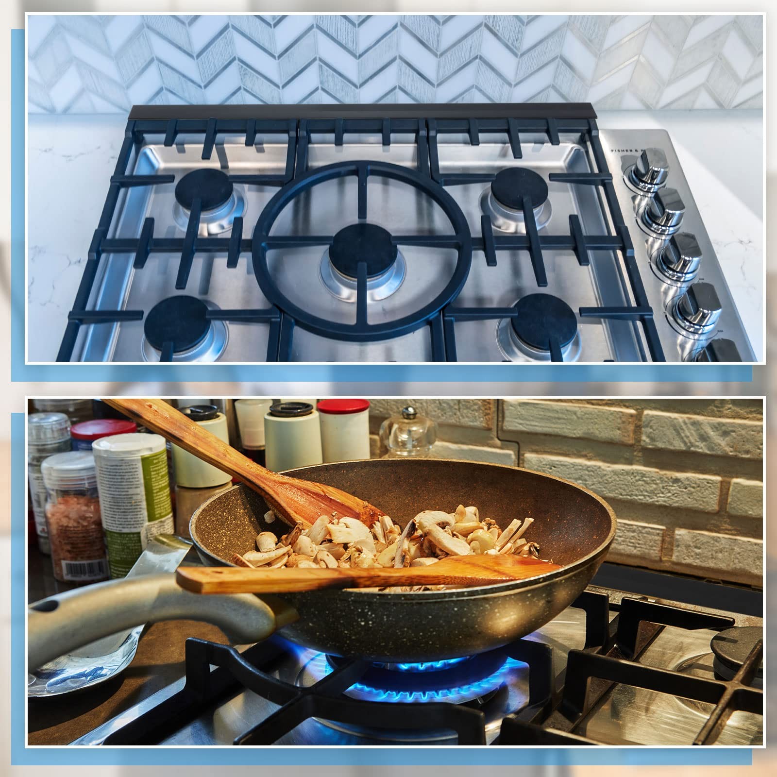 30 Inch Slide in Range Rear Filler Kit, Large Stove Gap Cover, Cooktop Trim K...