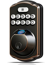 Veise KS02A Fingerprint Keyless Entry Door Lock, Auto Lock, Electronic Keypad...