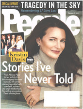 PEOPLE Magazine February 17 2025 D.C. Plane Crash Kristin Davis Kennedy Family