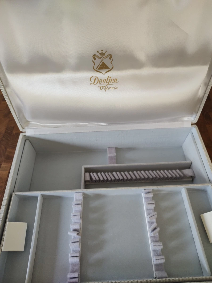 Coffret Argentier Vide Deetjen Pour Ménagère Argent Métal Argenté 49 Pce Couteau