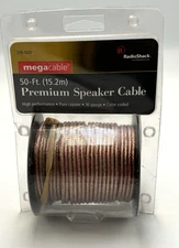 RadioShack 6-Gauge Megacable 50ft | Pure Copper Premium Speaker Cable