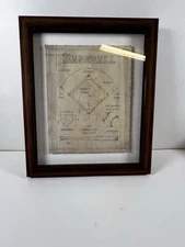 Baseball Artwork – "All About The Game I" by Paul Cezanne | 13” x 11” | Framed